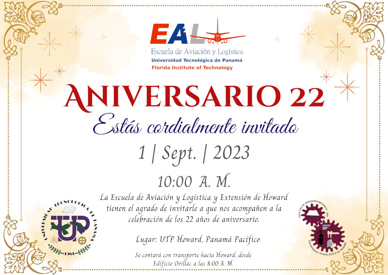 Aniversario de la Escuela de Aviación y Logística Universidad