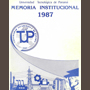 Memoria Institucional 1987