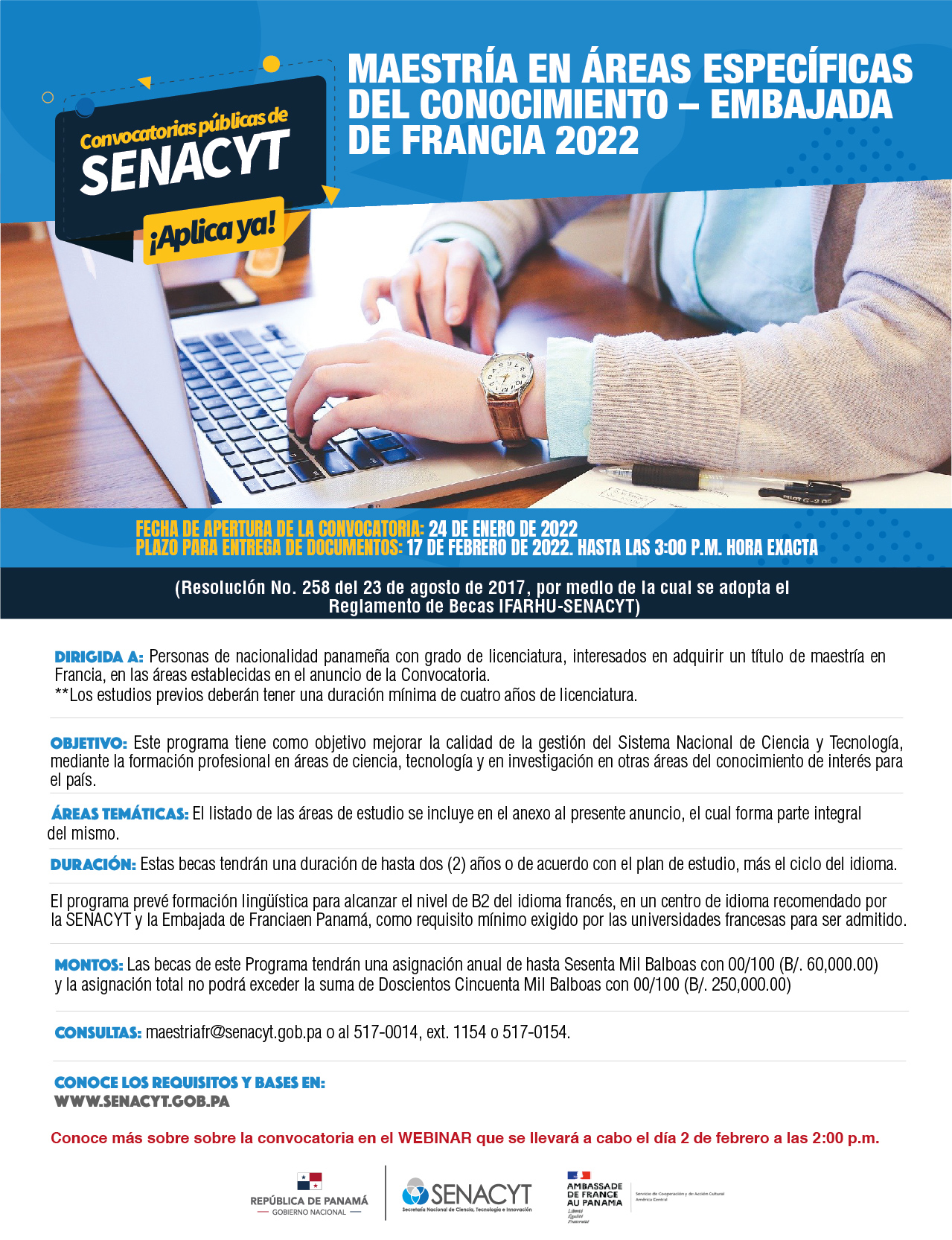 Afiche - Maestría Francia