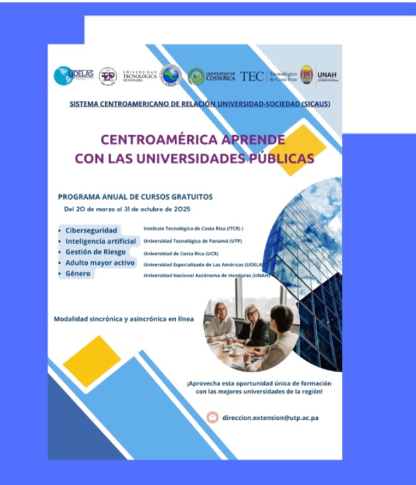 Programación anual del Programa Centroamérica Aprende 2025 con las Universidades Públicas