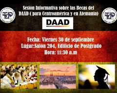Sesión Informativa sobre las Becas del DAAD (para Centroamérica y Alemania) Univ