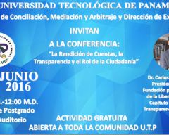 Conferencia Rendición de Cuentas, la Transparencia y el Rol de la Ciudadanía.