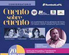 Conversatorio Cuento Sobre Cuento,  viernes 20 de mayo a las 2:00 p.m.