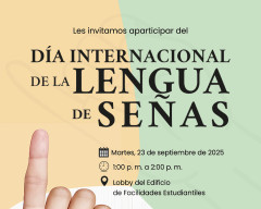 Día Internacional de la Lengua de Señas
