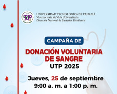 Campaña de Donación de Sangre UTP 2025