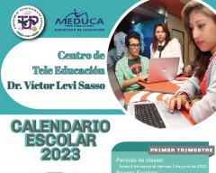 Calendario Escolar 2023 Centro de Tele Educación Dr. Víctor Levi Sasso