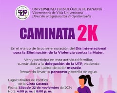 Invitación a la Caminata: 2K En Conmemoración del Día Internacional Contra la Violencia de la Mujer 