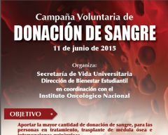 Campaña Voluntaria de Donación de Sangre