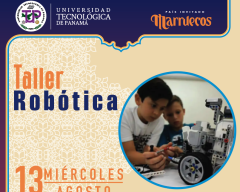 Universidad Tecnológica de Panamá - UTP, Editorial Tecnológica, taller robótica, niños, Feria Internacional del Libro de Panamá, ATLAPA, 2025