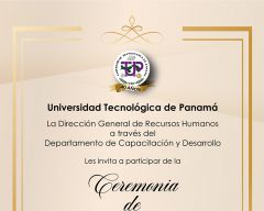 Invitación: Ceremonia de Graduación del Diplomado de Habilidades Administrativas y el Centro de Tele Educación Dr. Víctor Levi Sasso