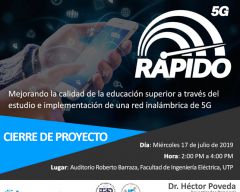 Cierre del Proyecto de Investigación Rapido-5G