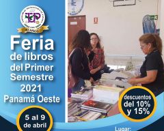 Feria de los Libros del Primer Semestre 2021 Panamá Oeste