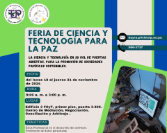 Feria de Ciencia y Tecnología para la paz