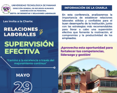 Charla de Relaciones Laborales y Supervisión Efectiva