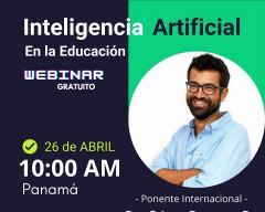 Inteligencia Artificial en la Educación, vía Teams a las 10:00 a.m.