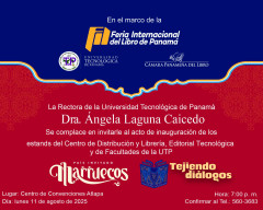 Inauguración a los Stands de la UTP en la Feria del Libro