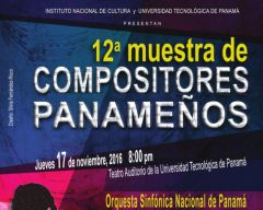 12a Muestra de Compositores Panameños con la Orquesta Sinfónica Nacional de Pana