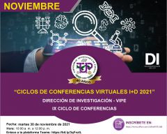 Noveno Ciclo de Conferencias Virtuales I+D 2021