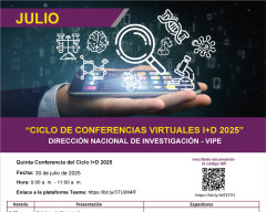 Universidad Tecnológica de Panamá - UTP, VIPE, DIRECCIÓN NACIONAL DE EXTENSIÓN, CICLO DE CONFERENCIAS VIRTUALES, I+D, 2025