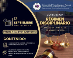 Conferencia: Régimen Disciplinario 