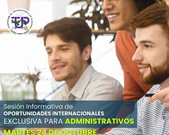Sesión Informativa de Oportunidades para administrativos