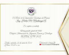 Lanzamiento del VIII Congreso Internacional de Ingeniería, Ciencia y Tecnología IESTEC UTP 2022
