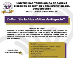 Taller "De la Idea al Plan de Negocio"