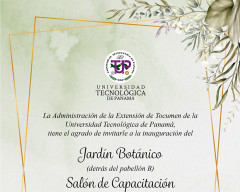 Inauguración del Jardín Botánico  