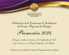 Acto de Graduación Promoción 2024 Centro Regional de Chiriquí
