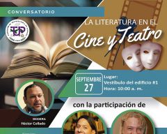 Conversatorio La literatura en Cine y Teatro