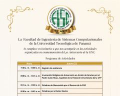 Invitación a los 40 años de la Facultad de Ingeniería de Sistemas Computacionales