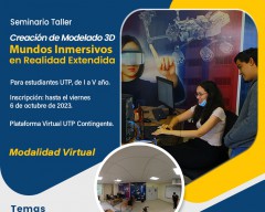 Seminario Taller: Mundos Inmersivos en Realidad Extendida