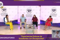 Conversatorio Experiencias Exitosas de Estudiantes con Discapacidad.