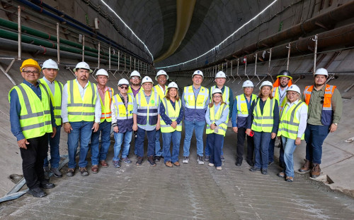 Autoridades de la UTP visitan Línea 3 del Metro de Panamá