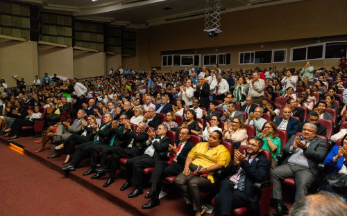 Proclamación de la Dra. Ángela Laguna Caicedo.