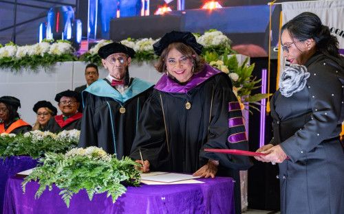 Dra. Ángela Laguna Caicedo toma posesión como rectora de la UTP, culmina periodo 2023 - 2028
