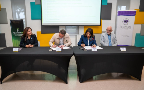 La UTP suscribió un convenio con Kilowattia S.A. Sinergia entre la academia y la empresa