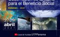 Afiche del Primer Foro de Panamá Observación de la Tierra para el Beneficio Social.