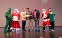 Actividad navideña y entrega de canasta navideña a estudiantes, en la UTP