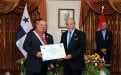 Rector de la UTP recibe condecoración, Orden Presidente Juan Demóstenes Arosemena, en el grado de Gran Cruz.