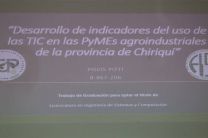 Estudiante de la UTP Chiriquí presentan investigación. 