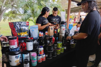 Muestra de productos ofrecidos a los visitantes.