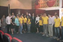 Estudiantes y Docentes de la UTP - Azuero participantes del Simposio.