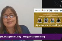 Expositora invitada, Mgtr. Margarita Libby, por Costa Rica.