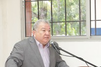 Rector de la UTP, Dr. Omar Aizpurúa. 