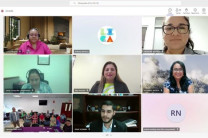 Participantes vía virtual.