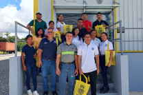 Durante la visita a las instalaciones de EPA.