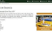 Área de docencia en sitio UTP Sostenible.