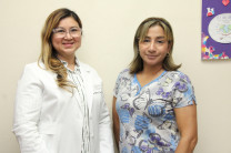 Dra. Marta Castillo y la Téc. Yolanis Montenegro.