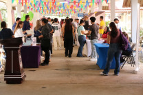 Participaron 26 empresas en esta primera feria de empleo.